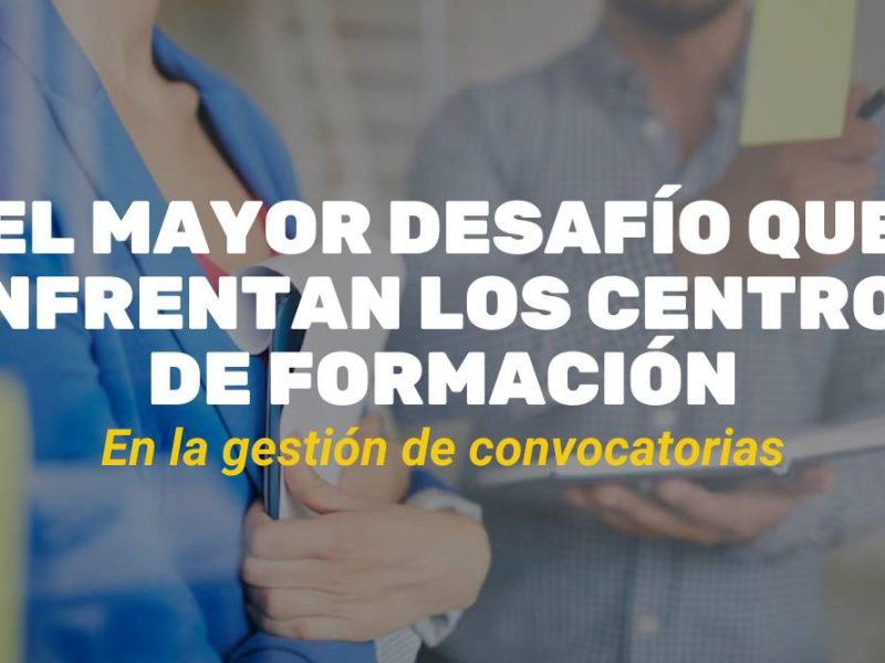 gestión de convocatorias