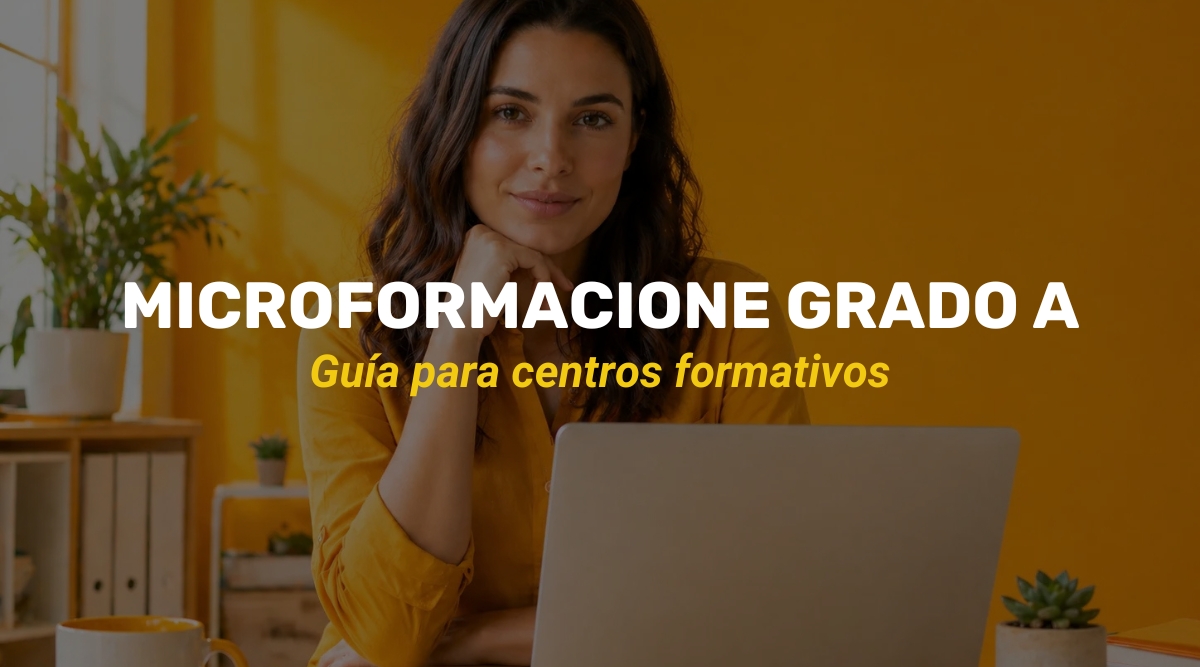 Microformaciones grado A: Guía para centros formativos